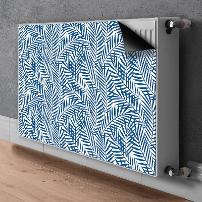 Capa magnética para radiador Folhas geométricas