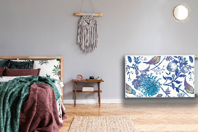 Cobertura magnética para radiador pássaros da primavera