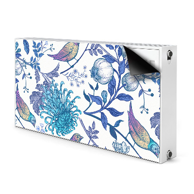 Cobertura magnética para radiador pássaros da primavera