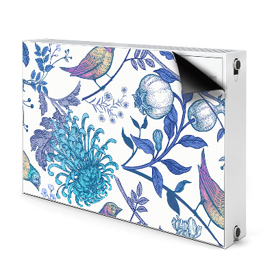 Cobertura magnética para radiador pássaros da primavera