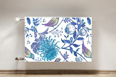 Cobertura magnética para radiador pássaros da primavera