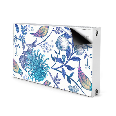 Cobertura magnética para radiador pássaros da primavera