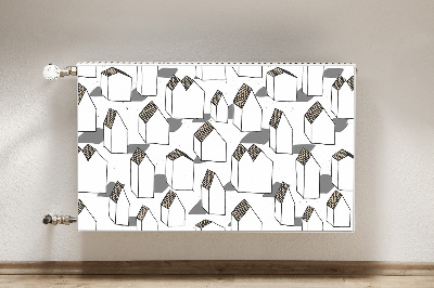 Capa magnética para radiador Casas modernas