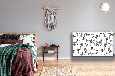 Capa magnética para radiador Casas modernas