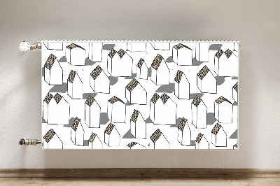 Capa magnética para radiador Casas modernas