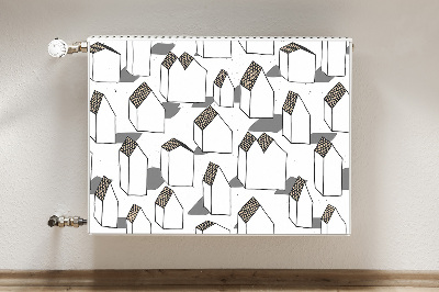 Capa magnética para radiador Casas modernas