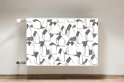 Capa magnética para radiador Casas modernas