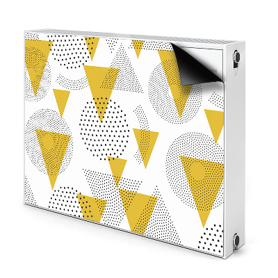 Cobertura magnética para radiador Círculos e triângulos