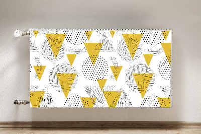 Cobertura magnética para radiador Círculos e triângulos