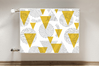 Cobertura magnética para radiador Círculos e triângulos