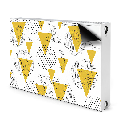 Cobertura magnética para radiador Círculos e triângulos