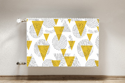 Cobertura magnética para radiador Círculos e triângulos