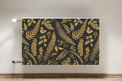 Cobertura magnética para radiador samambaias douradas