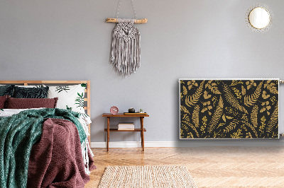 Cobertura magnética para radiador samambaias douradas