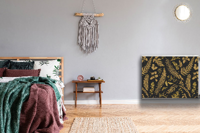 Cobertura magnética para radiador samambaias douradas