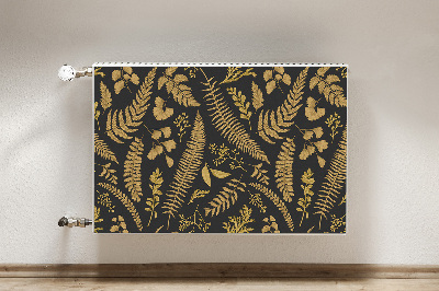 Cobertura magnética para radiador samambaias douradas