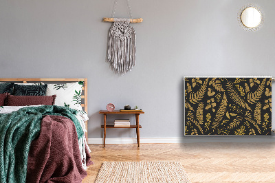 Cobertura magnética para radiador samambaias douradas