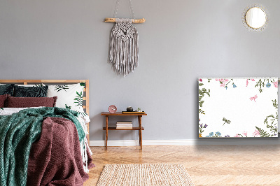 Capa magnética para radiador Flores da primavera