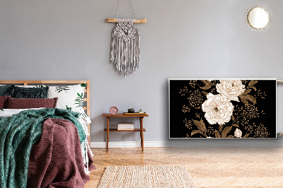 Cobertura magnética para radiador Rosas estilo retrô