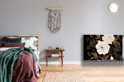 Cobertura magnética para radiador Rosas estilo retrô