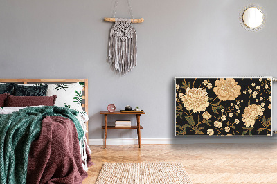 Capa magnética para radiador Peônia branca