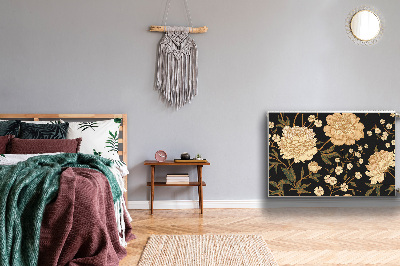 Capa magnética para radiador Peônia branca