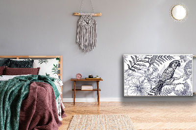 Cobertura magnética para radiador Papagaio esboçado