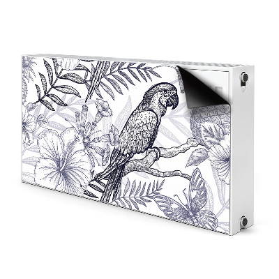 Cobertura magnética para radiador Papagaio esboçado