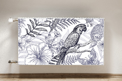 Cobertura magnética para radiador Papagaio esboçado