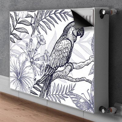 Cobertura magnética para radiador Papagaio esboçado