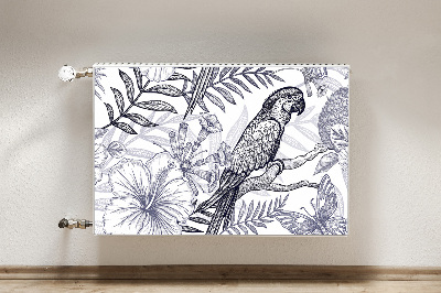 Cobertura magnética para radiador Papagaio esboçado