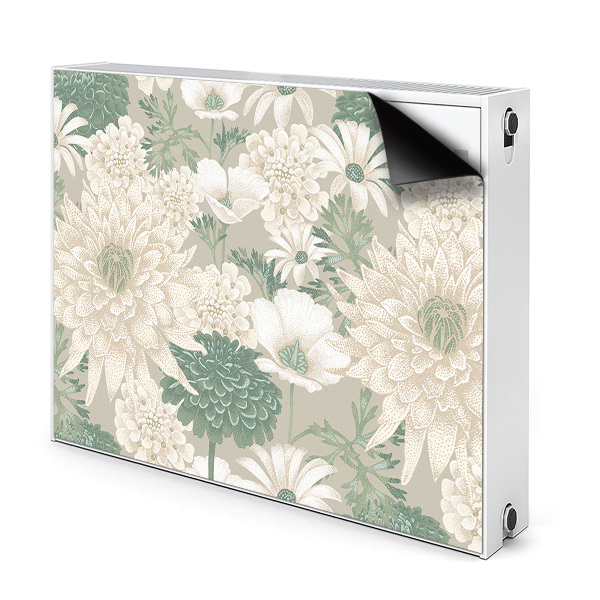 Capa magnética para radiador Margaridas da primavera