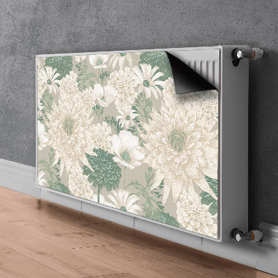 Capa magnética para radiador Margaridas da primavera