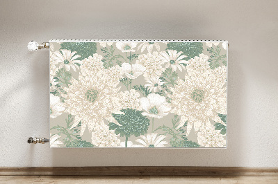 Capa magnética para radiador Margaridas da primavera