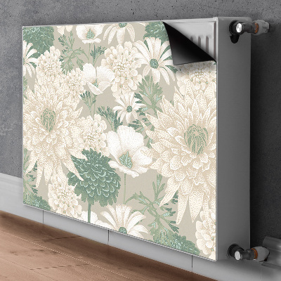 Capa magnética para radiador Margaridas da primavera