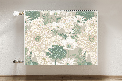 Capa magnética para radiador Margaridas da primavera