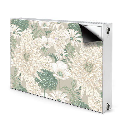 Capa magnética para radiador Margaridas da primavera