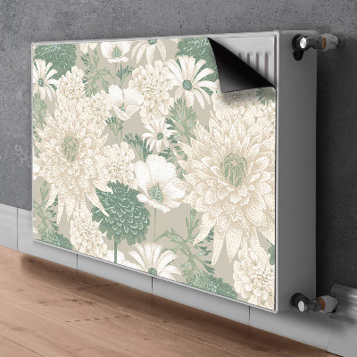 Capa magnética para radiador Margaridas da primavera