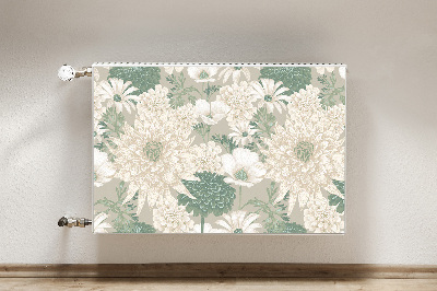 Capa magnética para radiador Margaridas da primavera