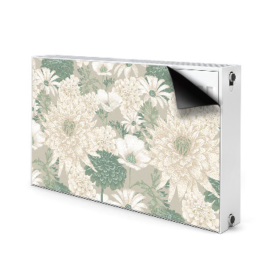 Capa magnética para radiador Margaridas da primavera