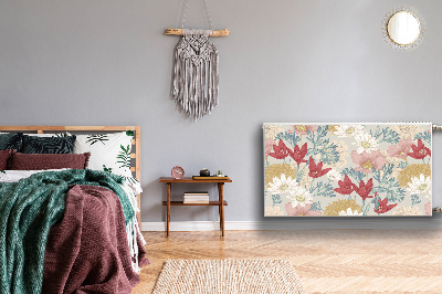 Cobertura magnética para radiador Flores da primavera