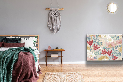 Cobertura magnética para radiador Flores da primavera