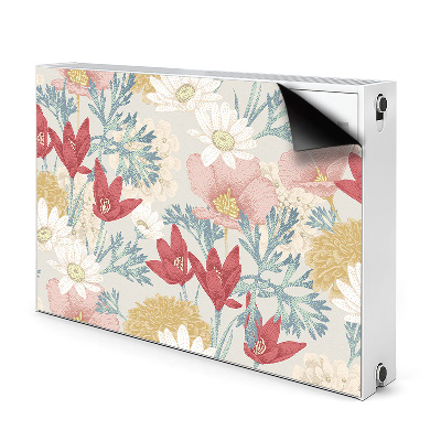 Cobertura magnética para radiador Flores da primavera