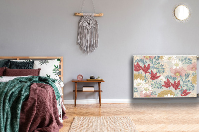 Cobertura magnética para radiador Flores da primavera