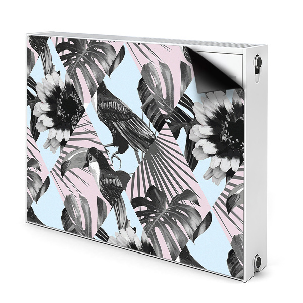 Cobertura magnética para radiador Patchwork tropical