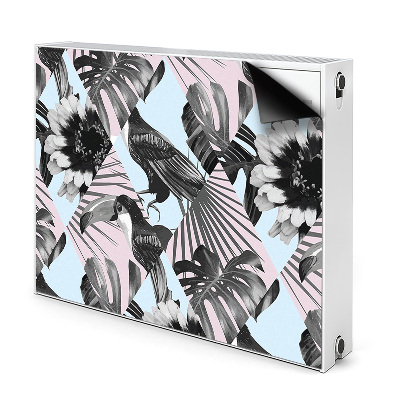 Cobertura magnética para radiador Patchwork tropical