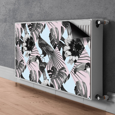 Cobertura magnética para radiador Patchwork tropical
