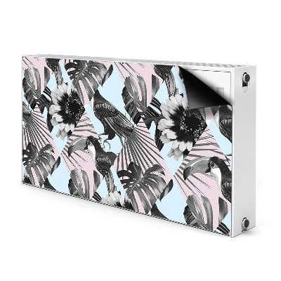 Cobertura magnética para radiador Patchwork tropical