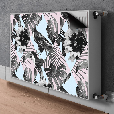 Cobertura magnética para radiador Patchwork tropical
