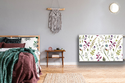 Capa magnética para radiador Flor botânica